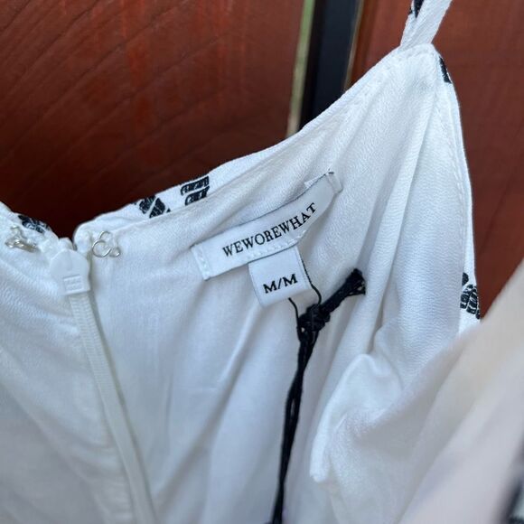 WeWoreWhat Ronnie Dress Black rope size M NWT - Picture 5 of 5